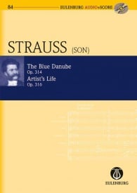 Strauss (Son): The Blue Danube / Artist's Life Opus 314 / 316 (Study Score + CD) published by Eulenburg